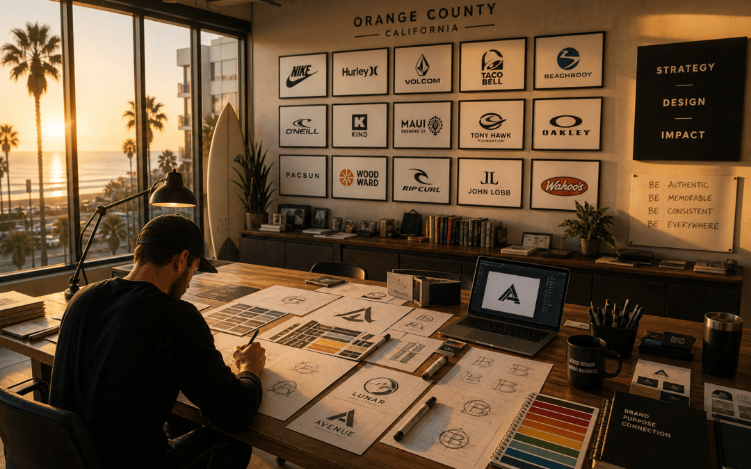 Modern brand identity and logo design showcasing sleek and professional elements
