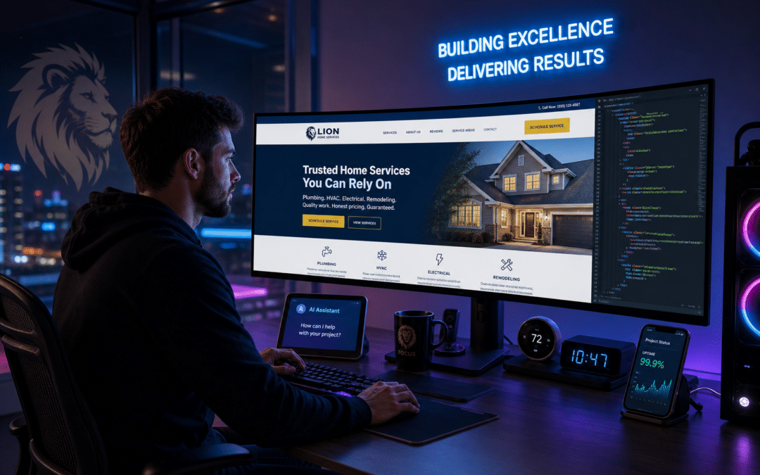 Conversion-focused web design for home services