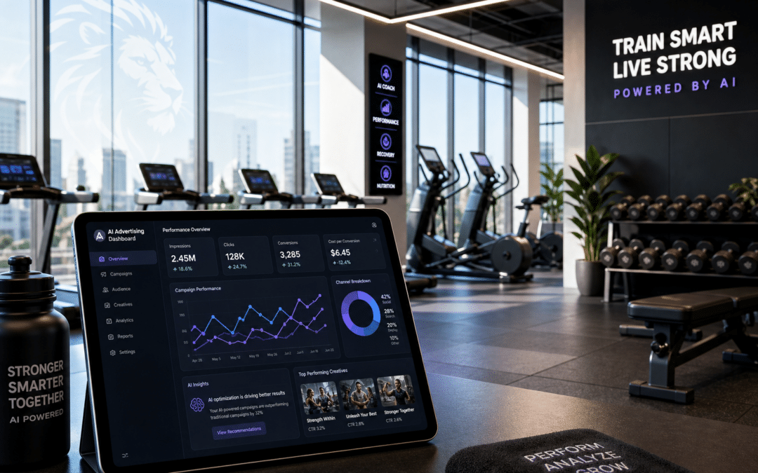 AI advertising management for fitness studios