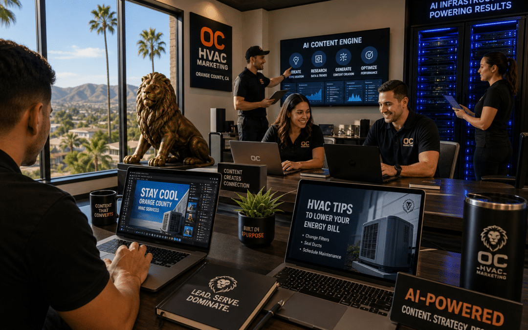 AI content creation for HVAC companies in Orange County