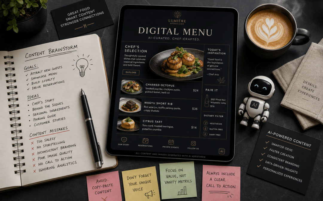 AI content creation mistakes affecting restaurant leads