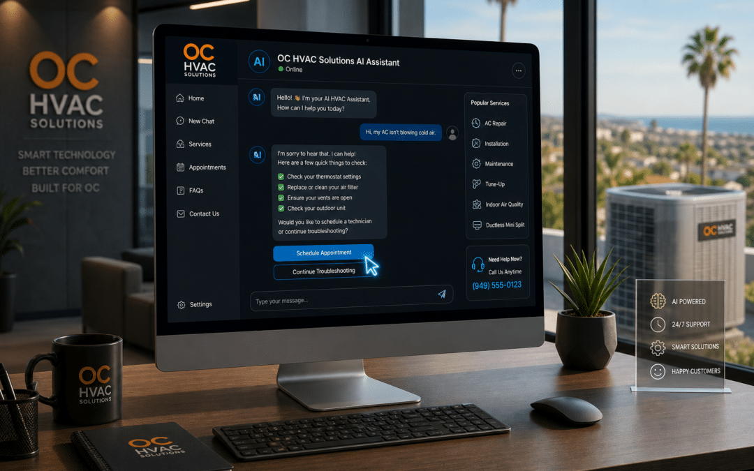 AI live chat & lead capture for HVAC in Orange County