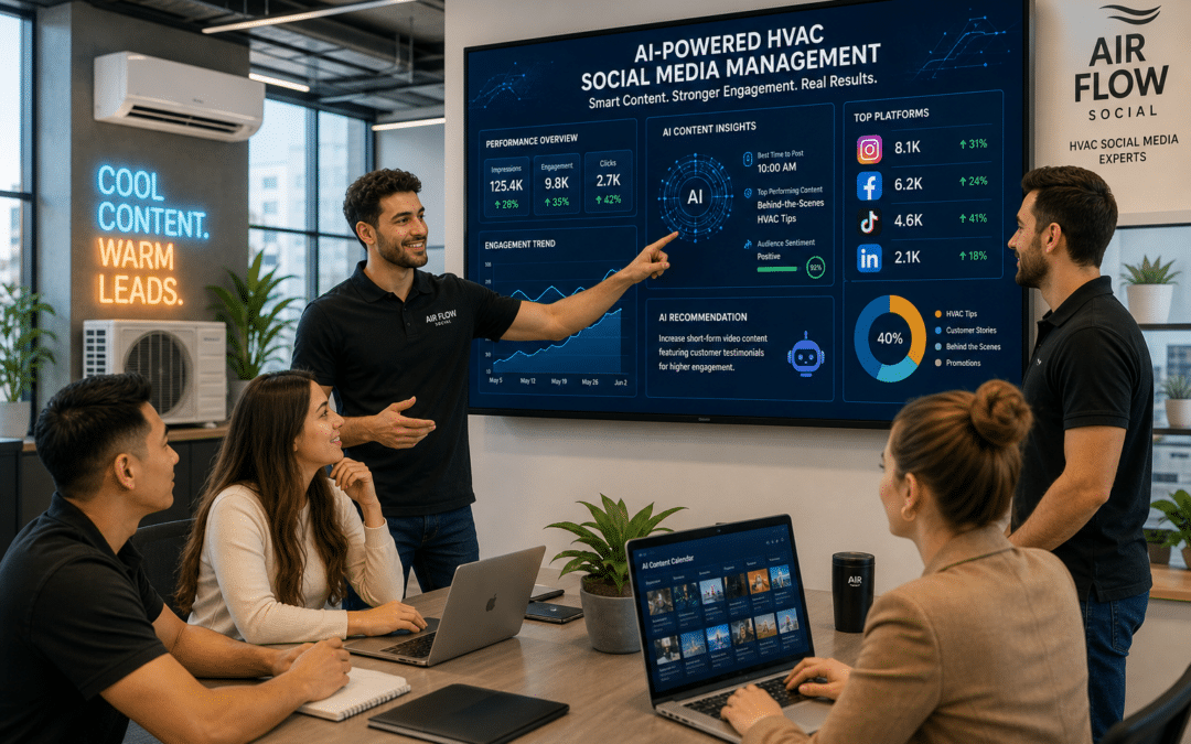AI social media management for HVAC businesses in Orange County