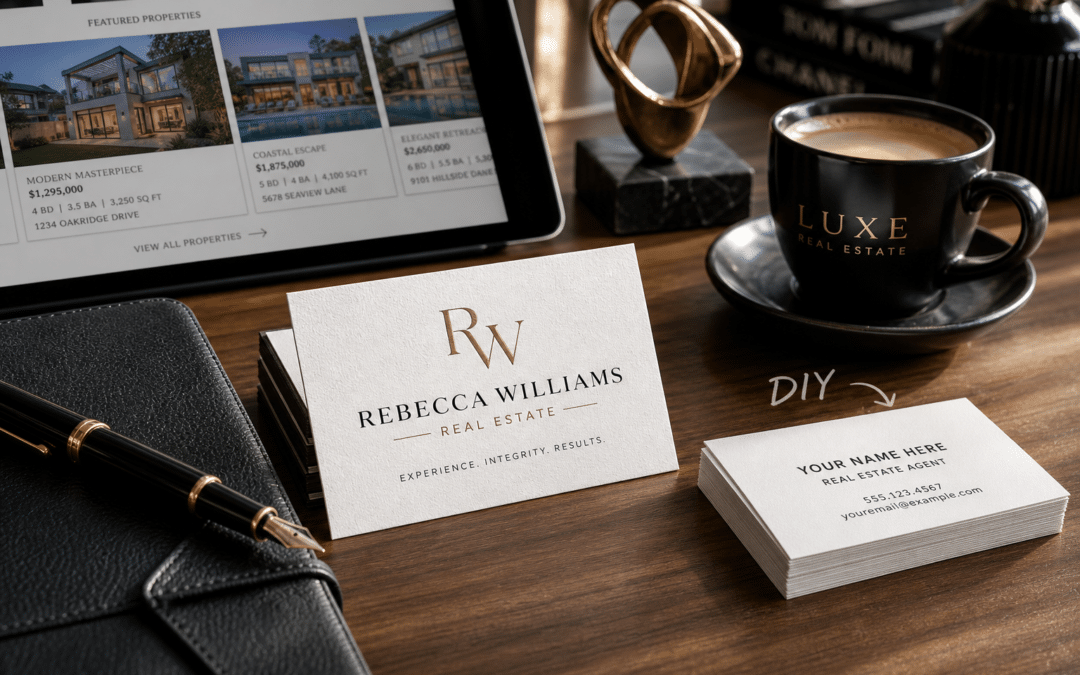 Professional brand identity and logo design for real estate agents