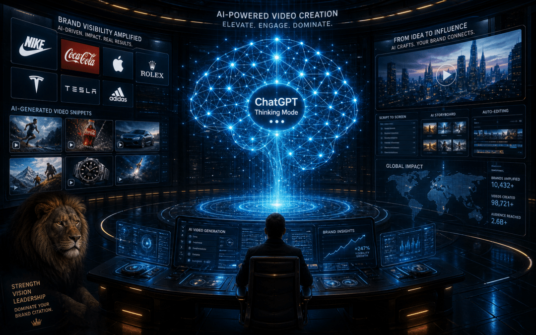 Cinematic AI video creation for brand citations