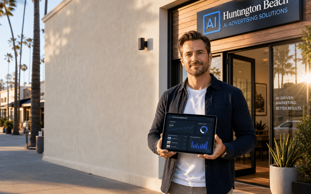 Huntington Beach business professionals using AI advertising tools to win more customers
